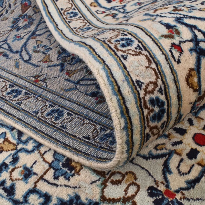 Keshan Teppich 195x300cm - Perserteppich - dunkelbeige