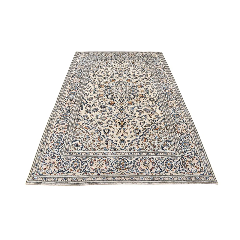 Keshan Teppich 195x300cm - Perserteppich - dunkelbeige