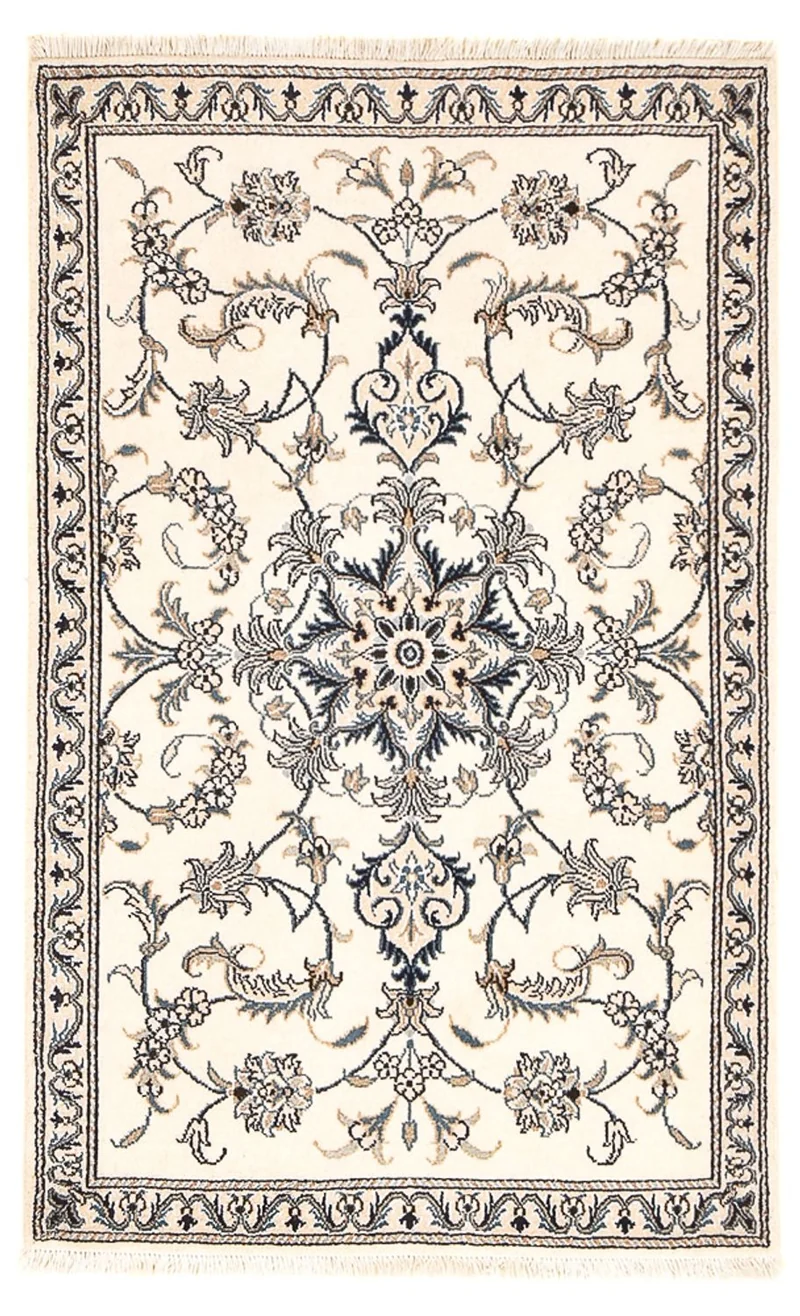 Nain - 12La Teppich 87x137cm - Perserteppich - hellbeige
