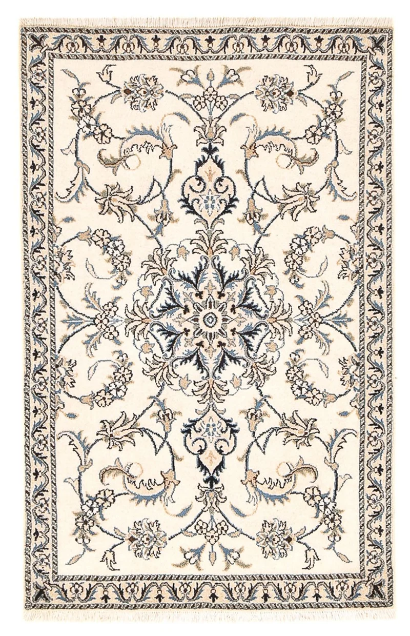 Nain - 12La Teppich 87x136cm - Perserteppich - hellbeige