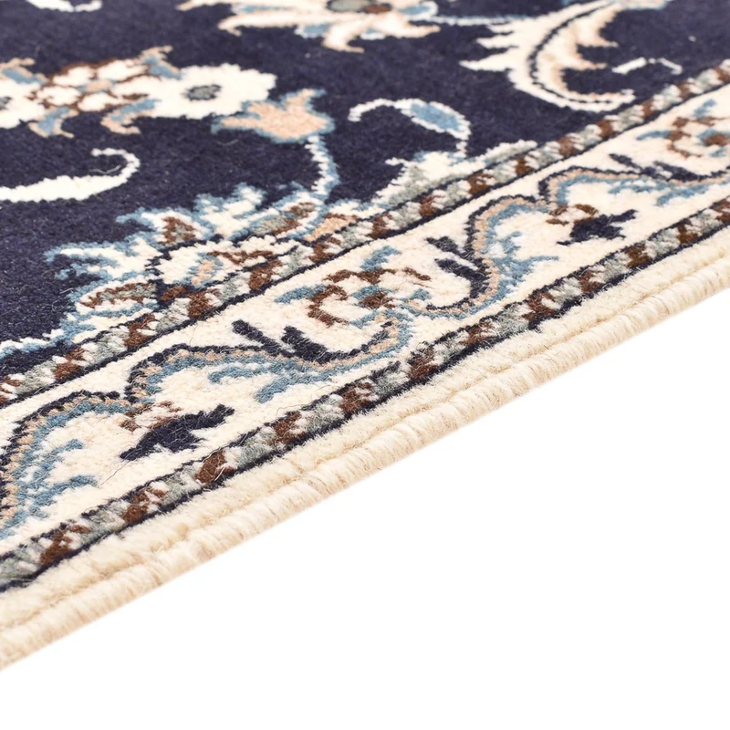 Nain - 12La Teppich 87x137cm - Perserteppich - dunkelblau