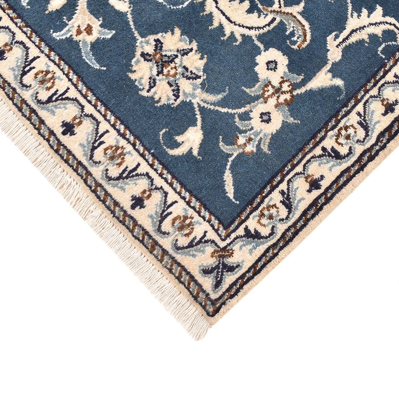 Nain - 12La Teppich 89x138cm - Perserteppich - blau