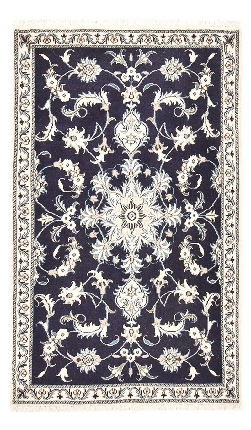 Nain - 12La Teppich 90x150cm - Perserteppich - dunkelblau