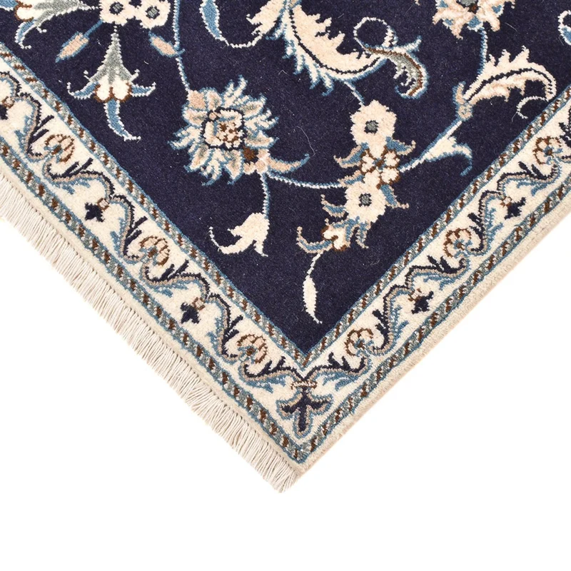 Nain - 12La Teppich 90x150cm - Perserteppich - dunkelblau