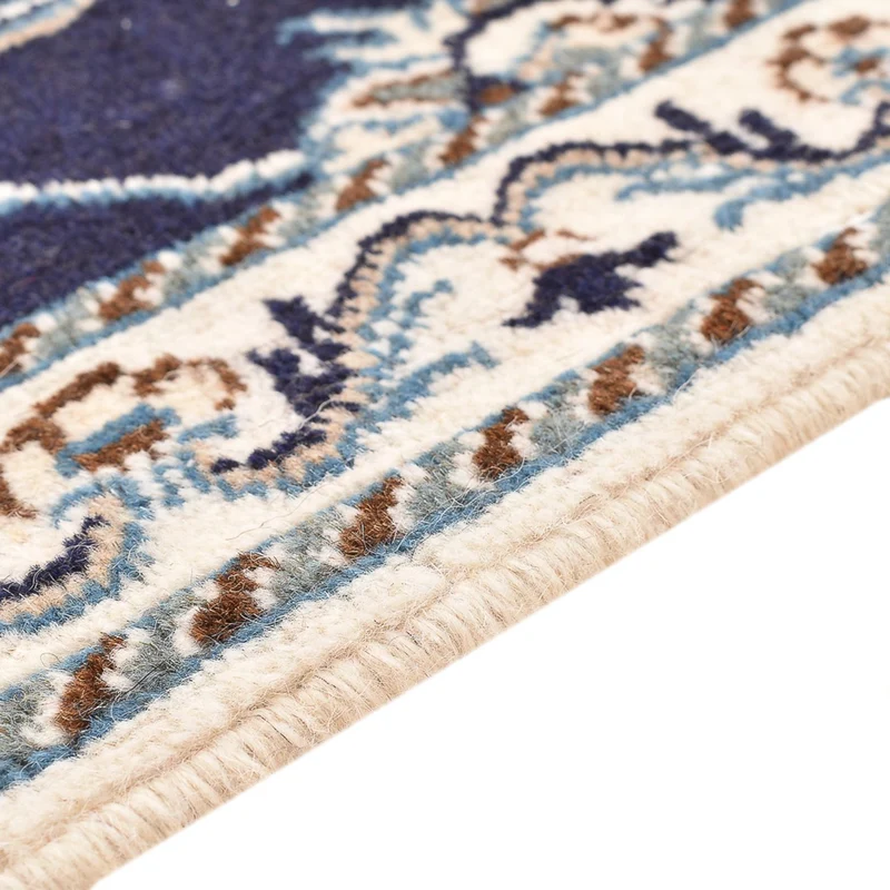 Nain - 12La Teppich 90x150cm - Perserteppich - dunkelblau