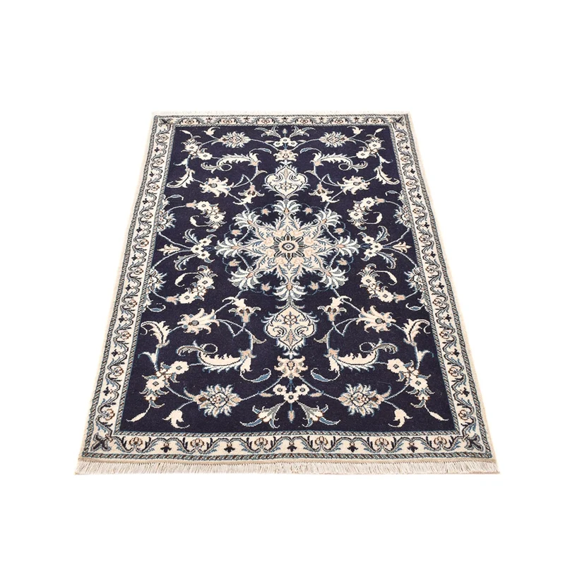 Nain - 12La Teppich 90x150cm - Perserteppich - dunkelblau