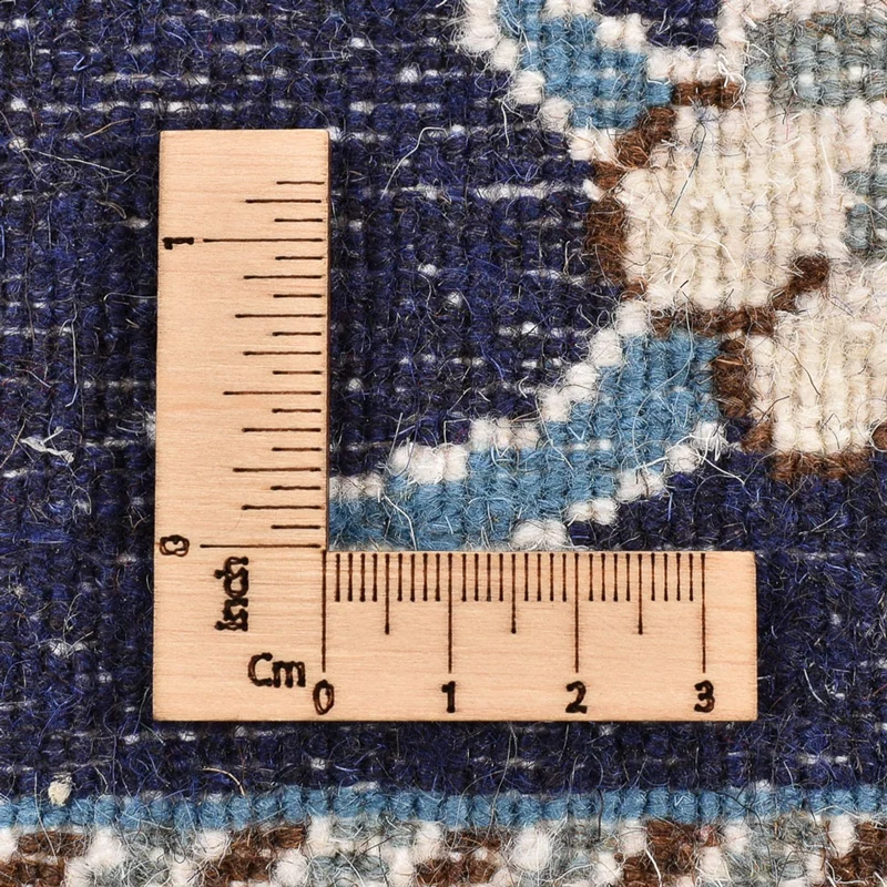 Nain - 12La Teppich 90x150cm - Perserteppich - dunkelblau