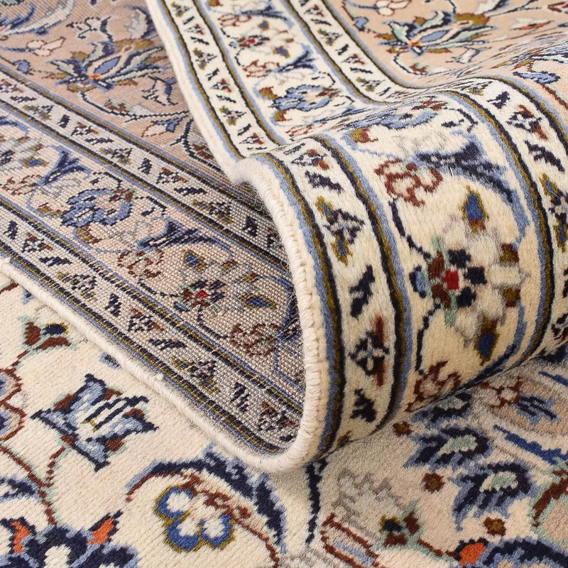 Perserteppich - Keshan - 295 x 405 cm - dunkelbeige