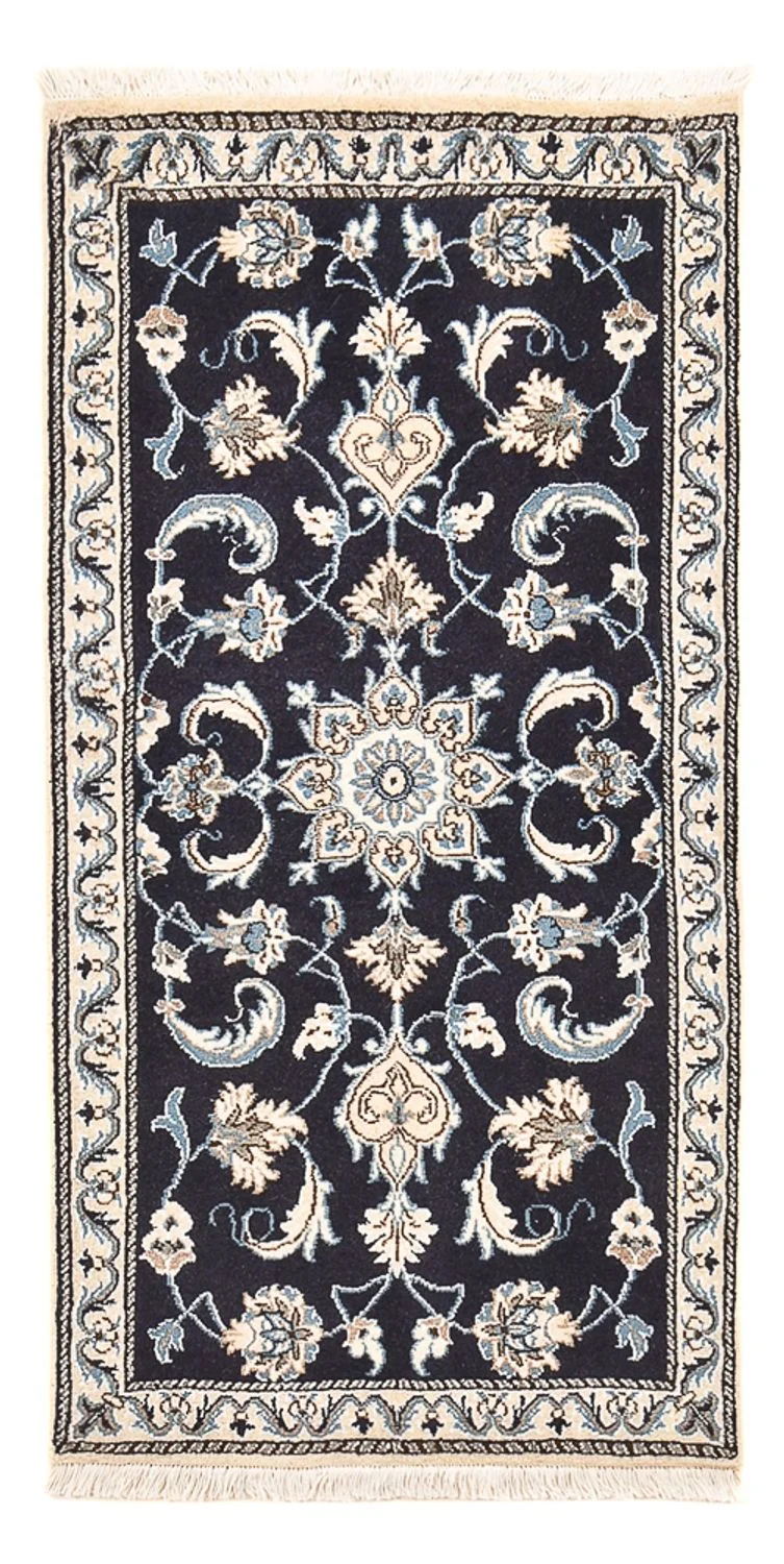 Nain - 12La Teppich 68x139cm - Perserteppich - dunkelblau