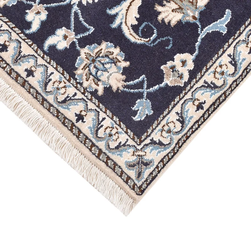 Nain - 12La Teppich 68x139cm - Perserteppich - dunkelblau