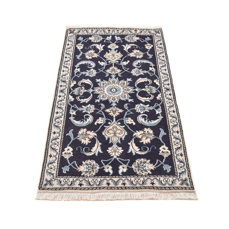 Nain - 12La Teppich 68x139cm - Perserteppich - dunkelblau