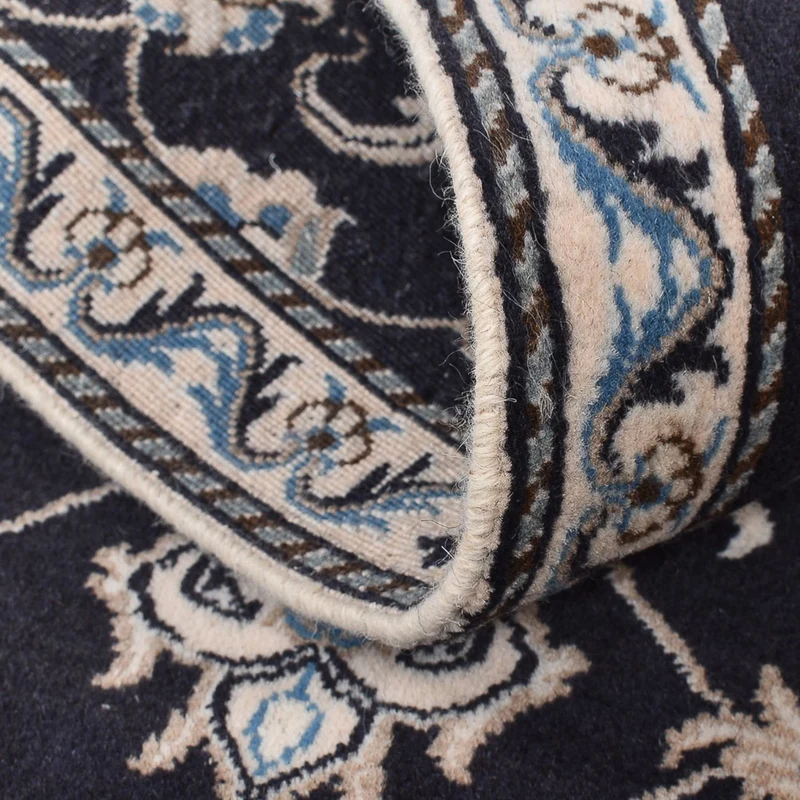 Nain - 12La Teppich 70x136cm - Perserteppich - dunkelblau