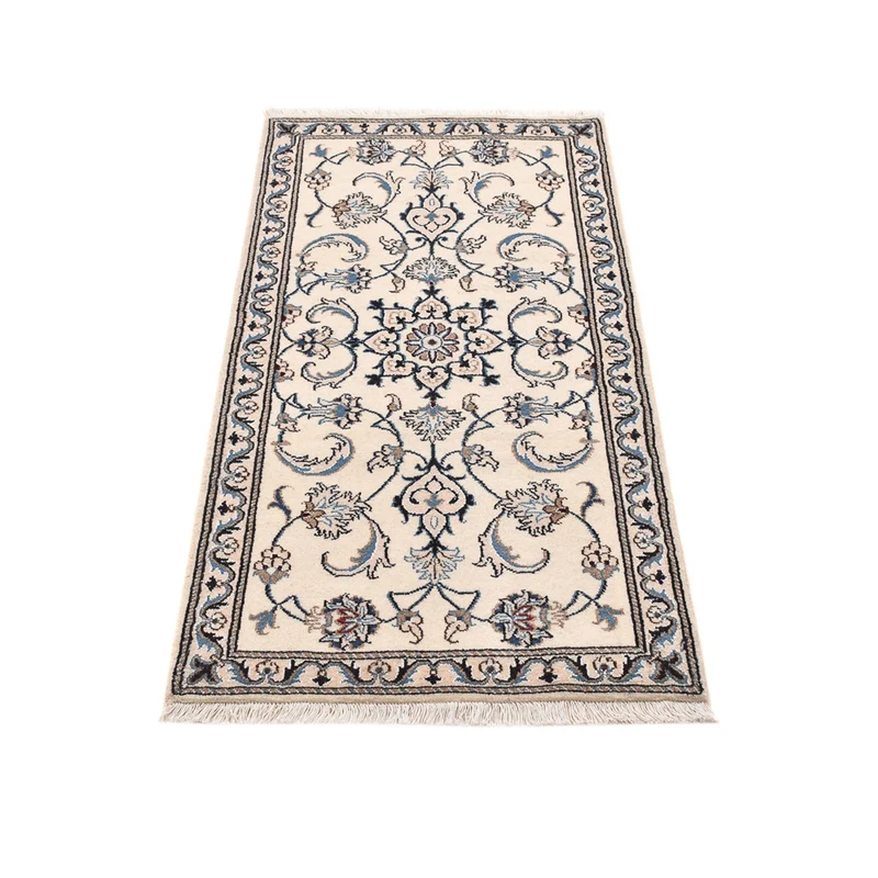 Perserteppich - Nain - 70 x 143 cm - hellblau