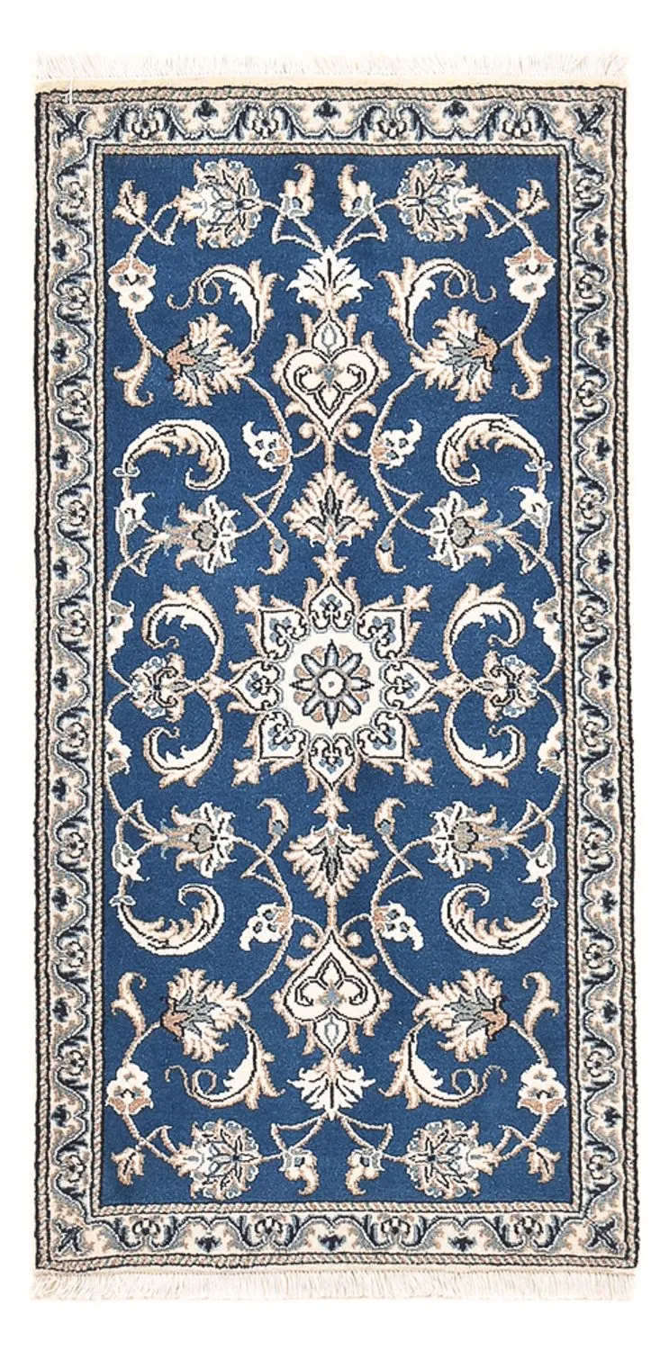 Nain - 12La Teppich 68x140cm - Perserteppich - blau
