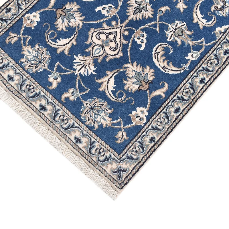 Nain - 12La Teppich 68x140cm - Perserteppich - blau