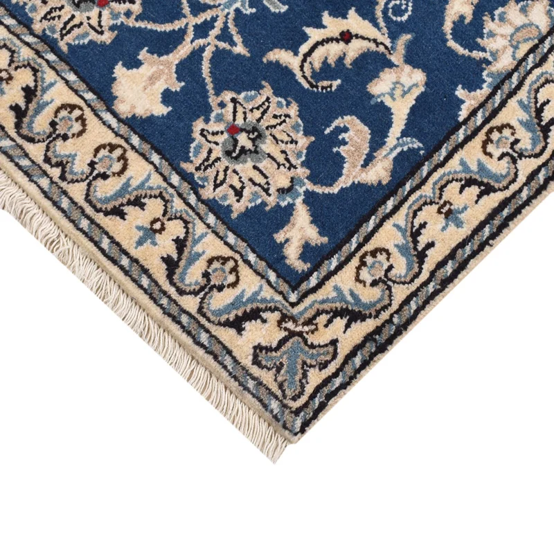 Perserteppich - Nain - 56 x 90 cm - blau