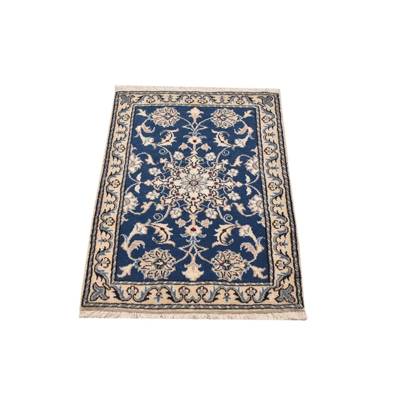Perserteppich - Nain - 56 x 90 cm - blau