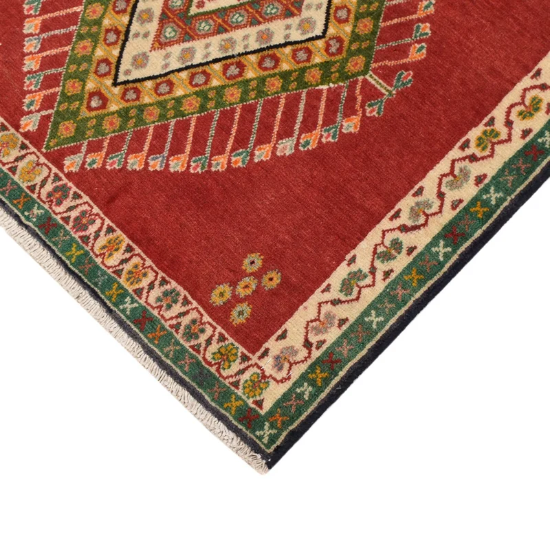 Perserteppich - Nomadic quadratisch - 65 x 65 cm - rot