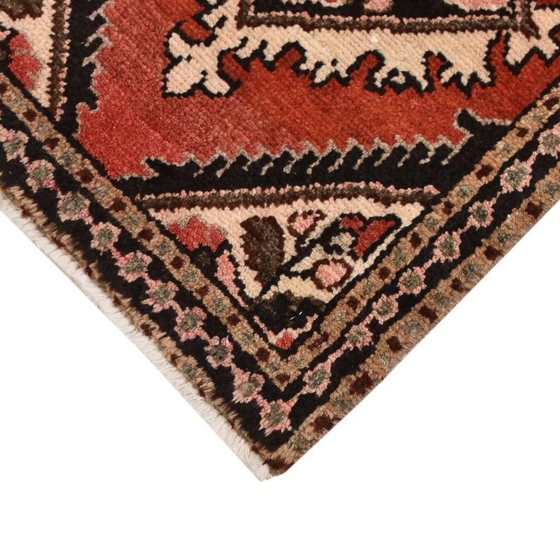 Hamadan Teppich 47x63cm - Perserteppich - rot