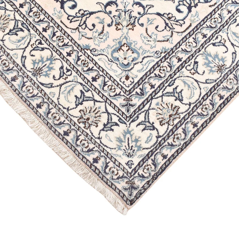 Nain - 12La Teppich 149x209cm - Perserteppich - hellgrau