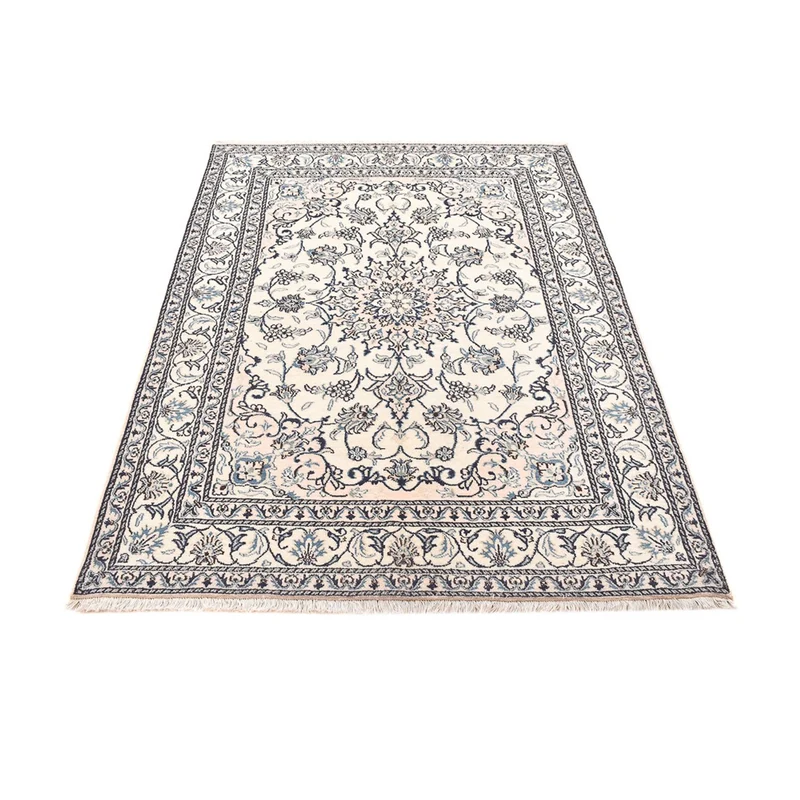 Nain - 12La Teppich 149x209cm - Perserteppich - hellgrau