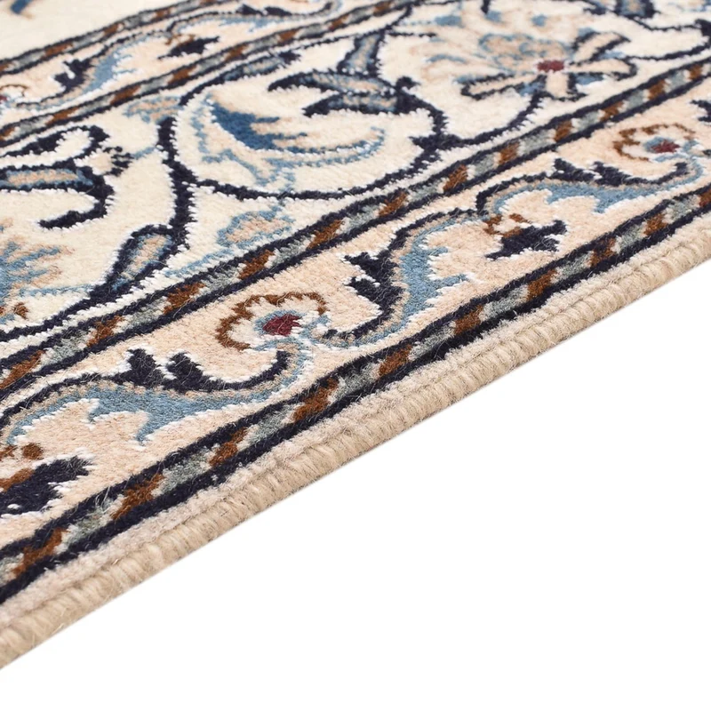Nain - 12La Teppich 143x198cm - Perserteppich - hellbeige