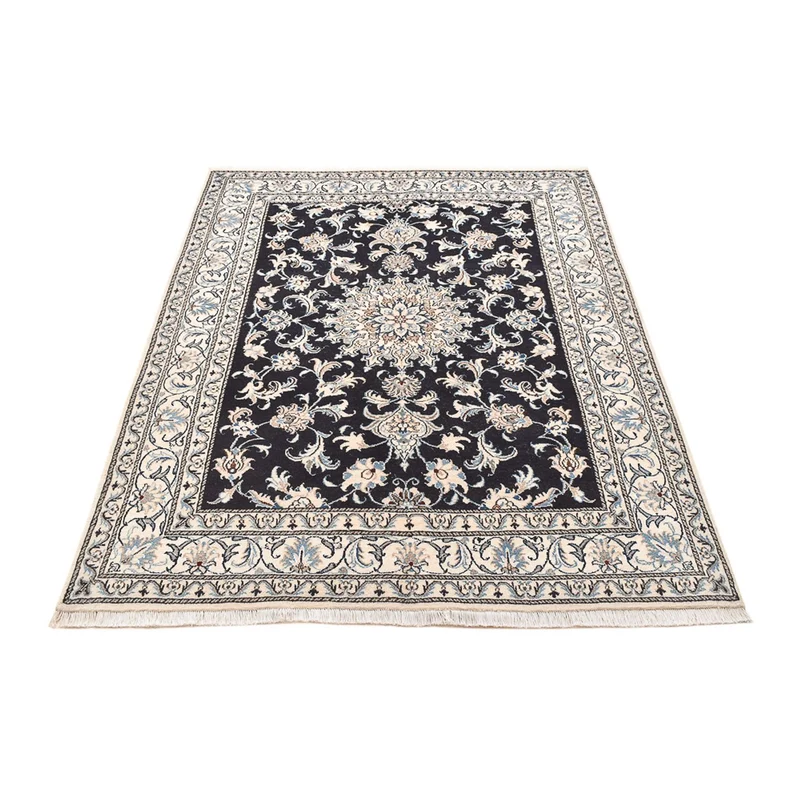 Nain - 12La Teppich 147x198cm - Perserteppich - dunkelblau