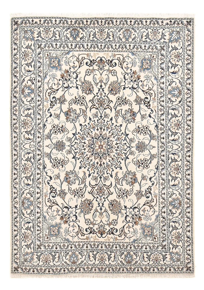 Nain - 12La Teppich 149x207cm - Perserteppich - hellbeige