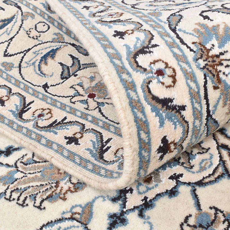 Nain - 12La Teppich 149x207cm - Perserteppich - hellbeige