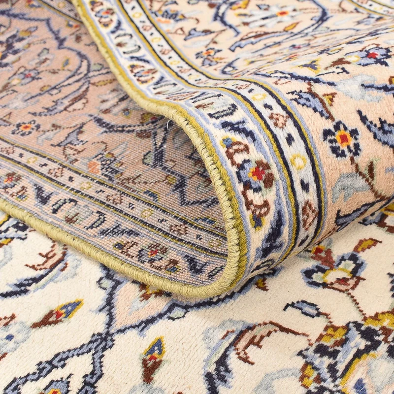 Perserteppich - Keshan - 190 x 290 cm - hellbeige