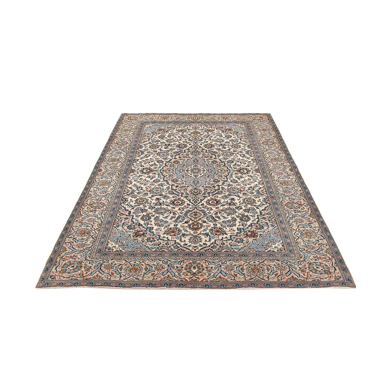 Keshan Teppich 198x288cm - Perserteppich - hellbeige