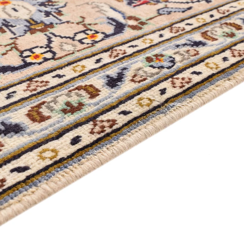 Keshan Teppich 207x310cm - Perserteppich - hellbeige