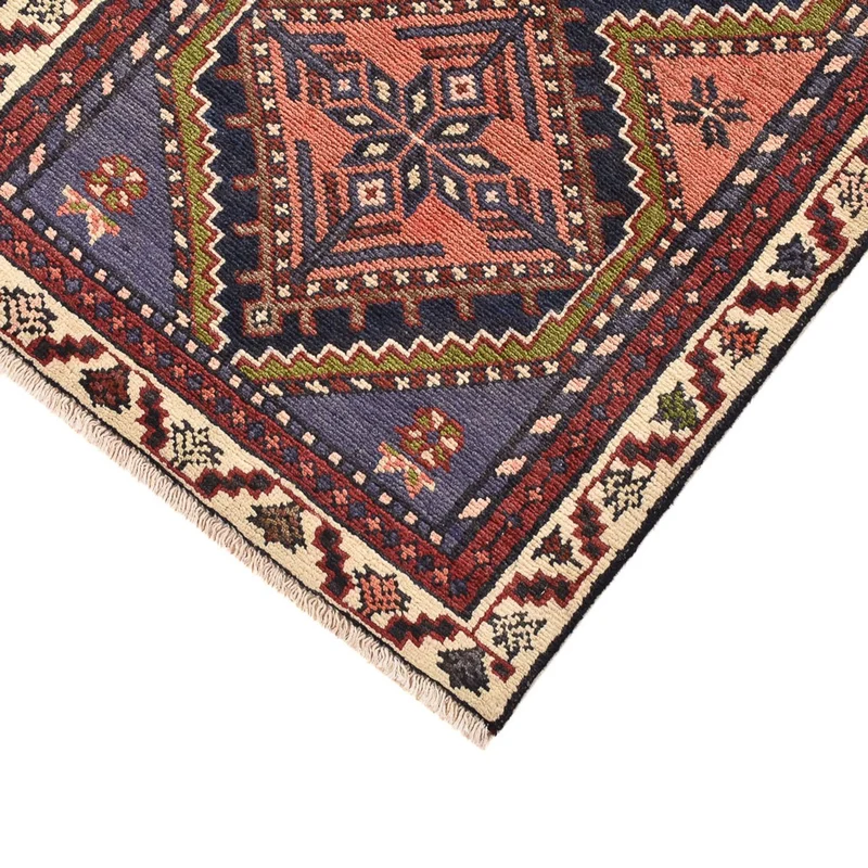 Hamadan Teppich 67x250cm - Perserteppich - hellrot
