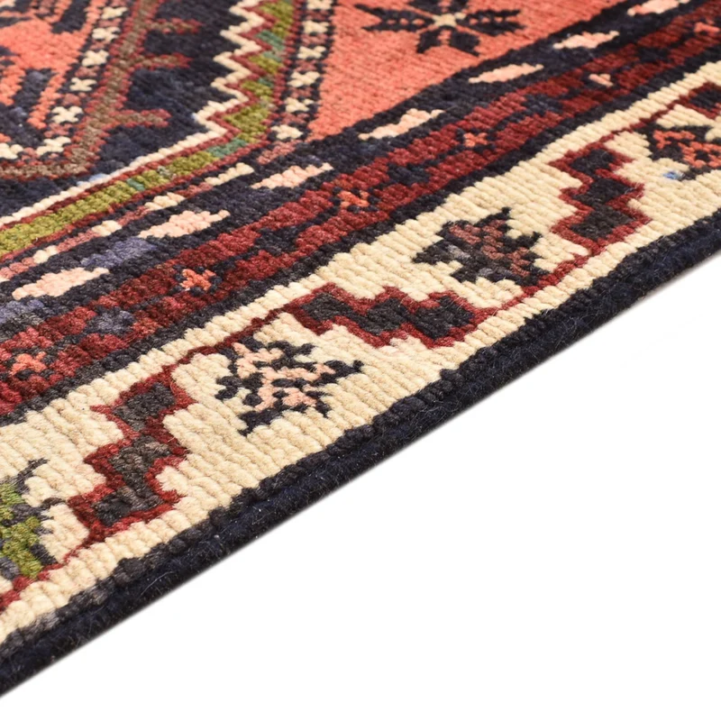Hamadan Teppich 67x250cm - Perserteppich - hellrot