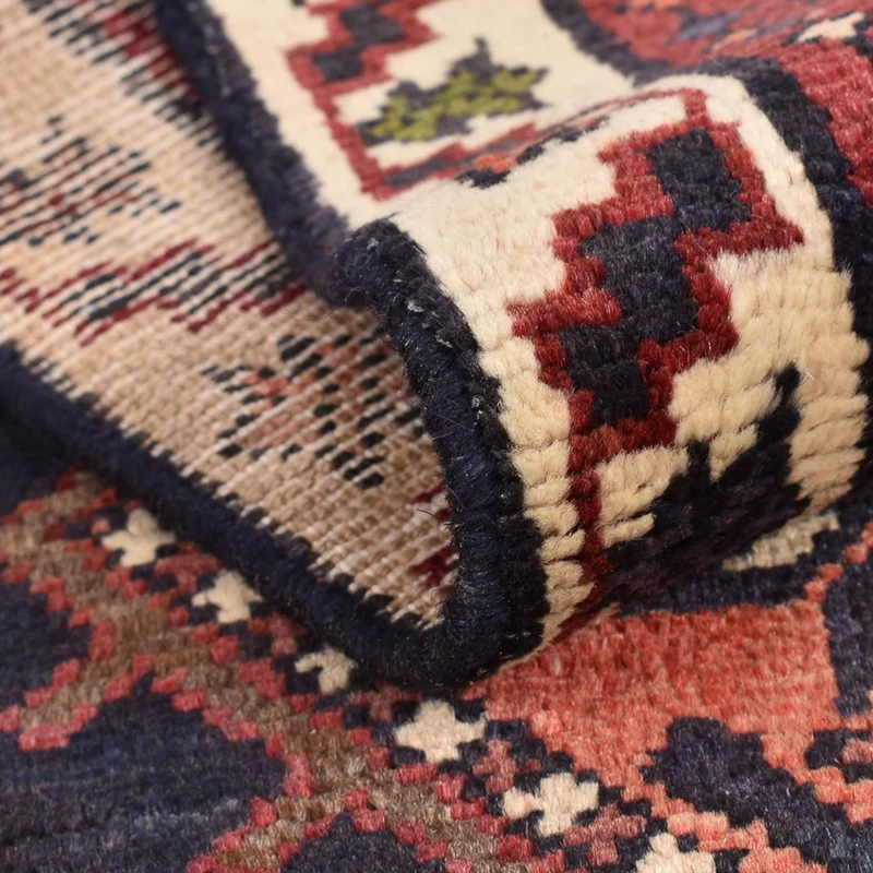 Hamadan Teppich 67x250cm - Perserteppich - hellrot