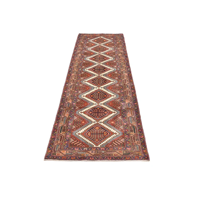 Rudbar Teppich 82x279cm - Perserteppich - rost