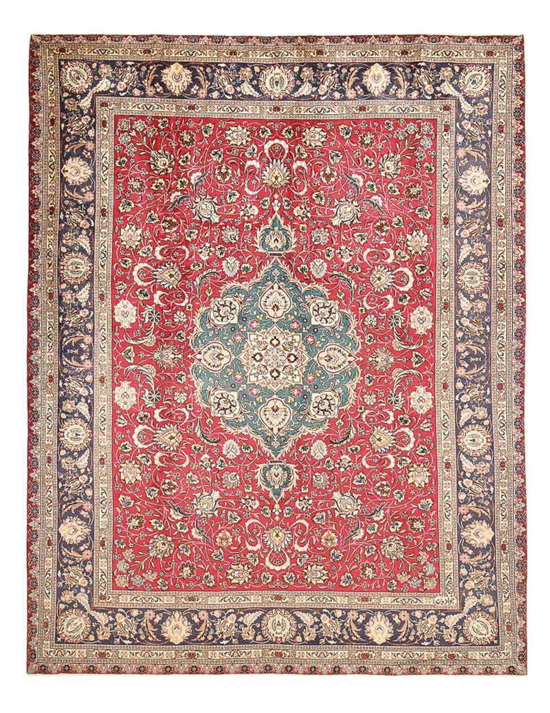 Täbriz Teppich 300x396cm - Perserteppich - rot