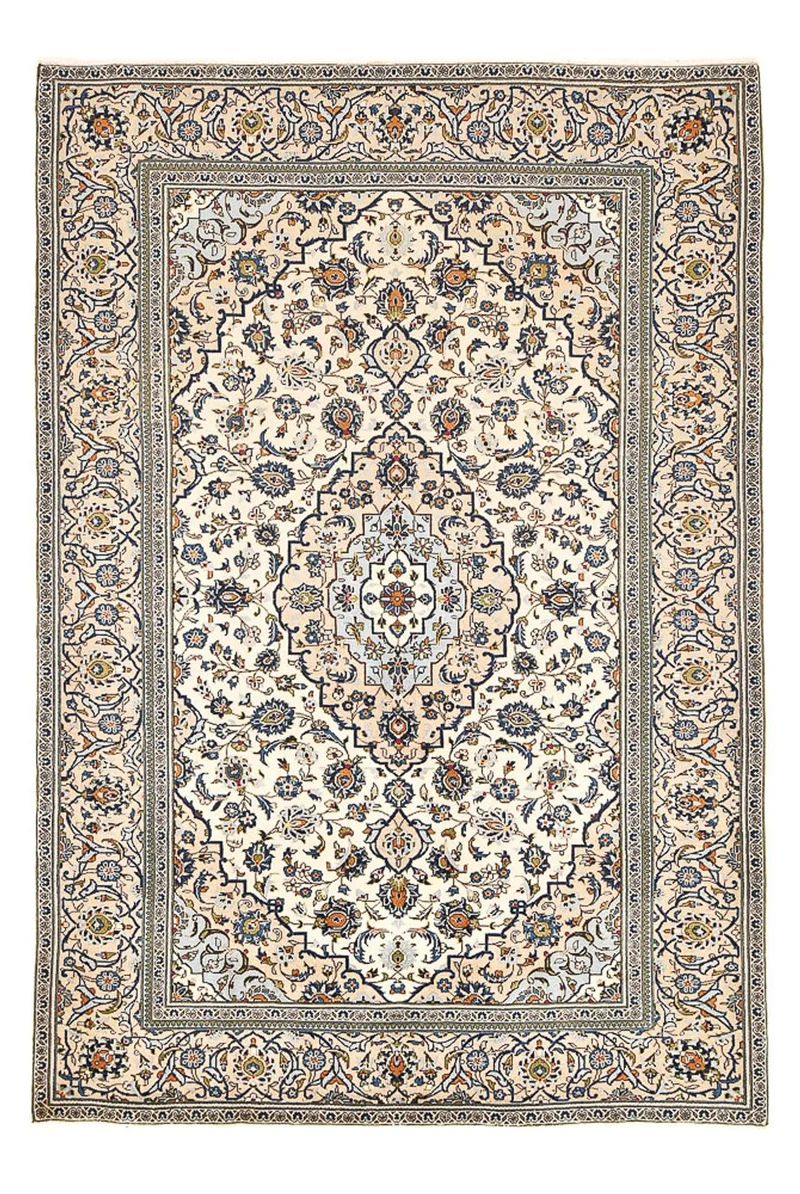 Keshan Teppich 195x300cm - Perserteppich - sand