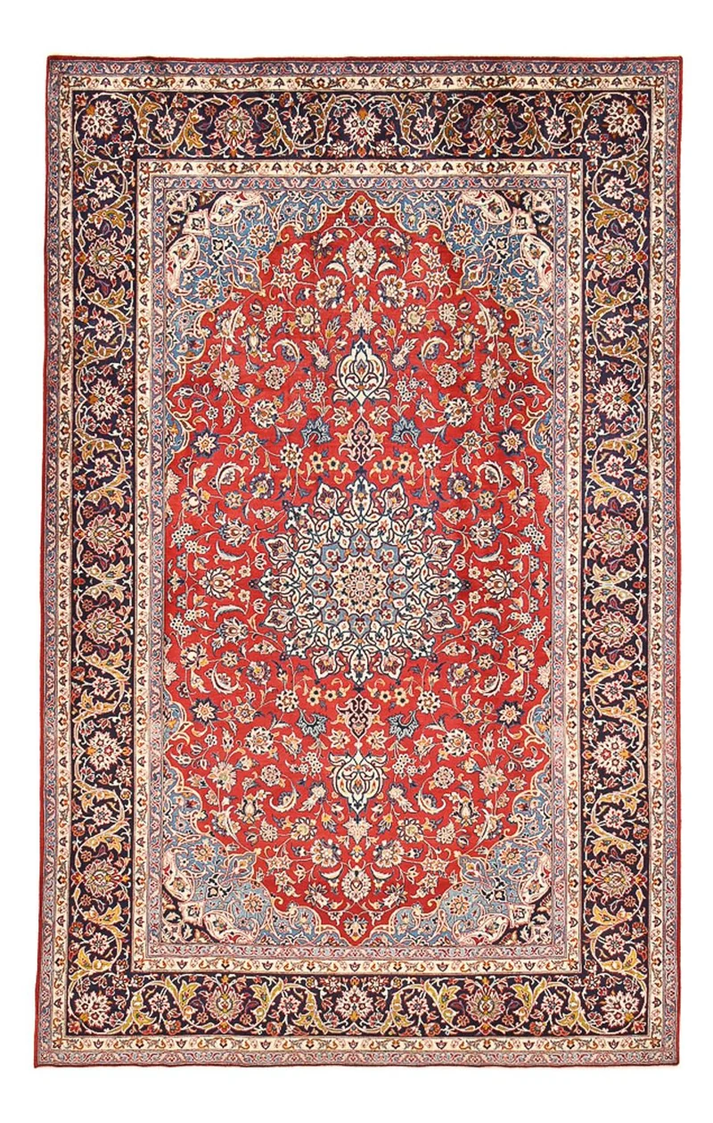 Najafabad Teppich 252x390cm - Perserteppich - rot