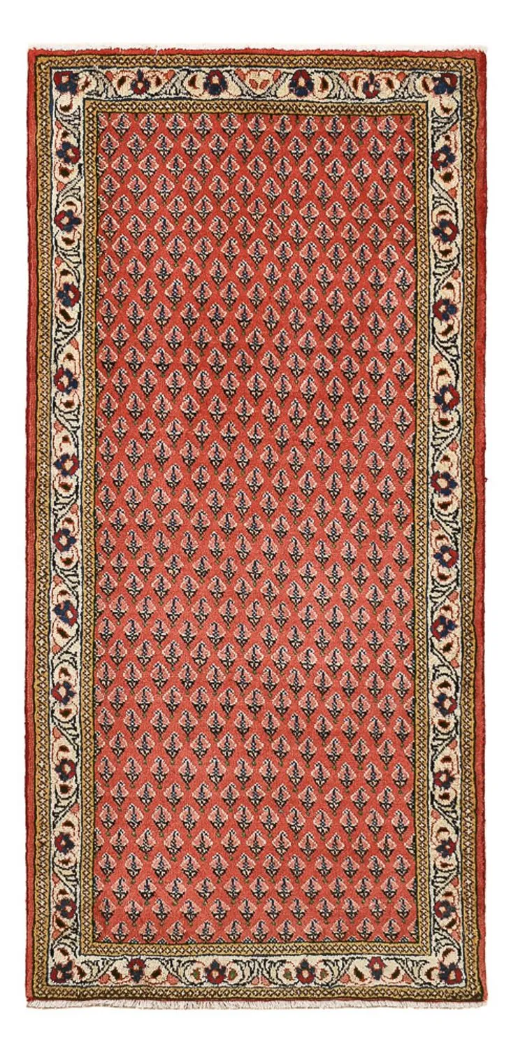 Mir Teppich 63x130cm - Perserteppich - hellrot