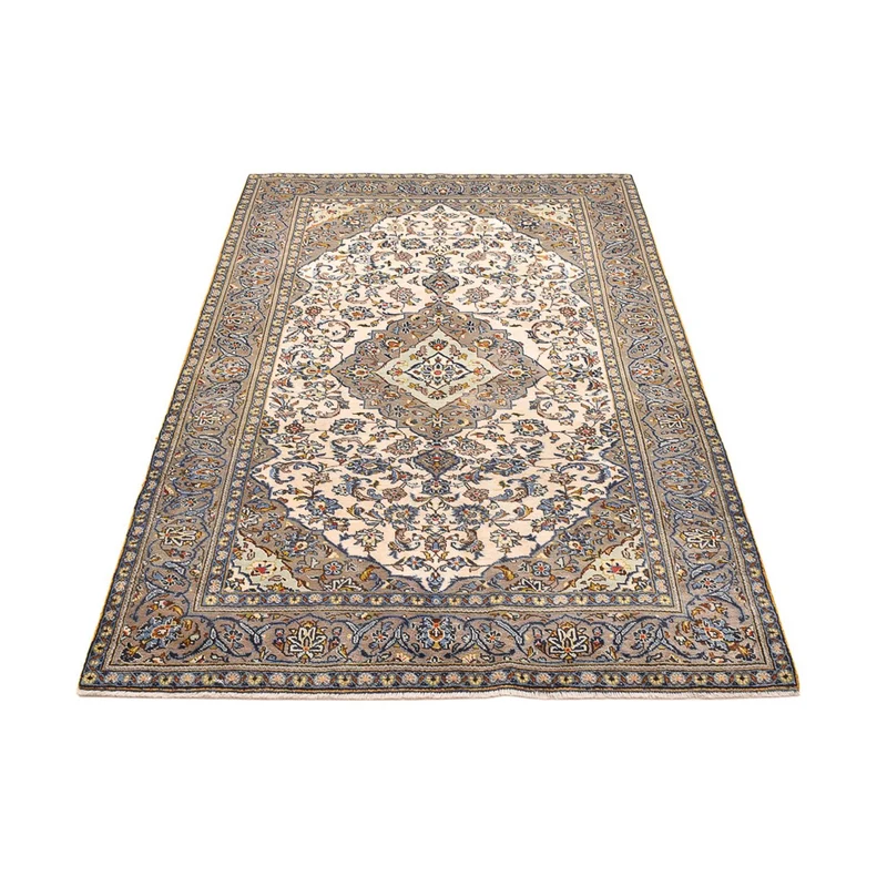 Perserteppich - Keshan - 145 x 230 cm - hellbeige