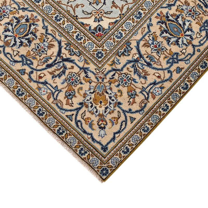Keshan Teppich 192x287cm - Perserteppich - dunkelbeige