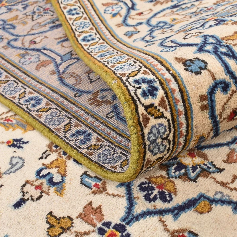 Keshan Teppich 192x287cm - Perserteppich - dunkelbeige