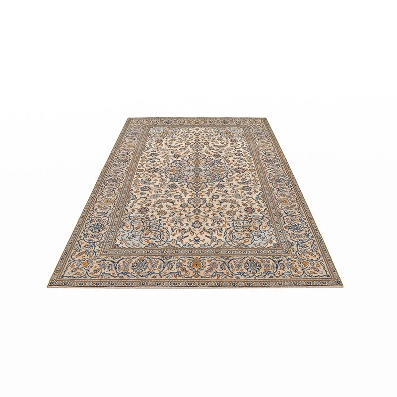 Keshan Teppich 192x287cm - Perserteppich - dunkelbeige