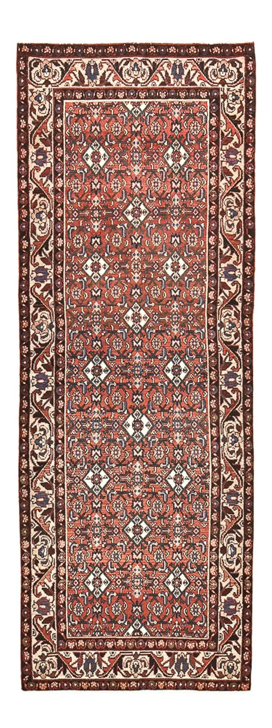 Hamadan Teppich 111x307cm - Perserteppich - rost