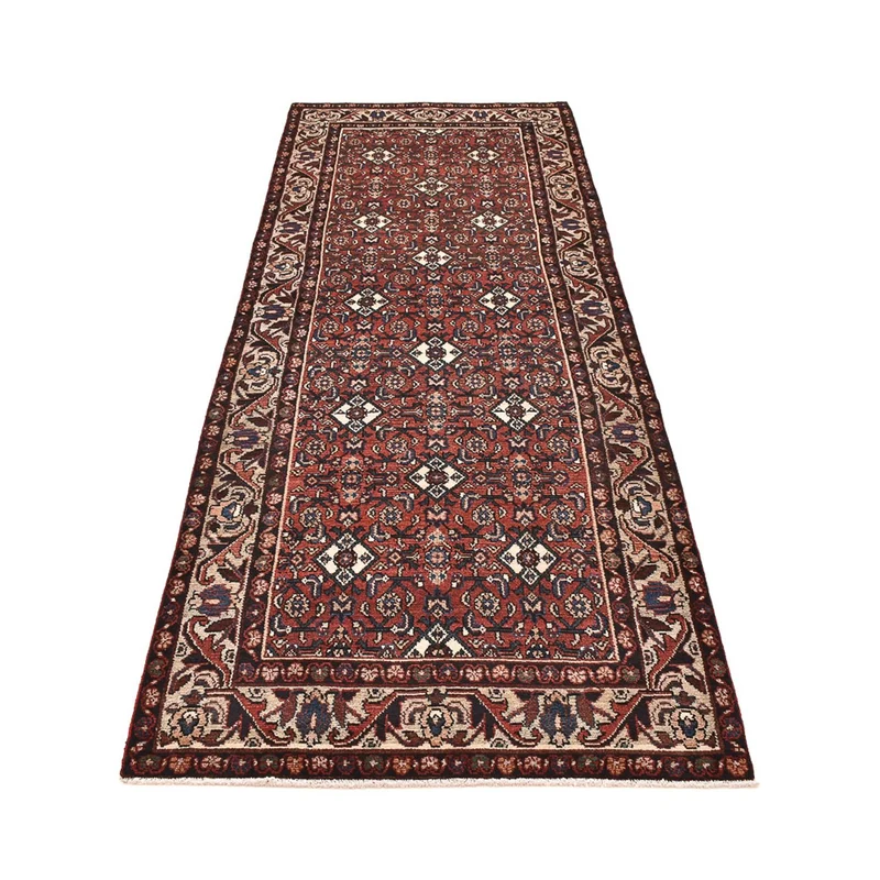 Hamadan Teppich 111x307cm - Perserteppich - rost