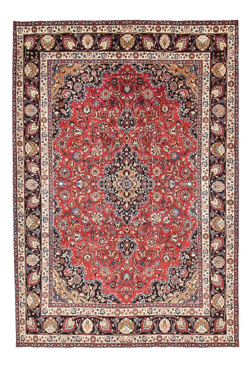 Maschad Teppich 253x372cm - Perserteppich - rot