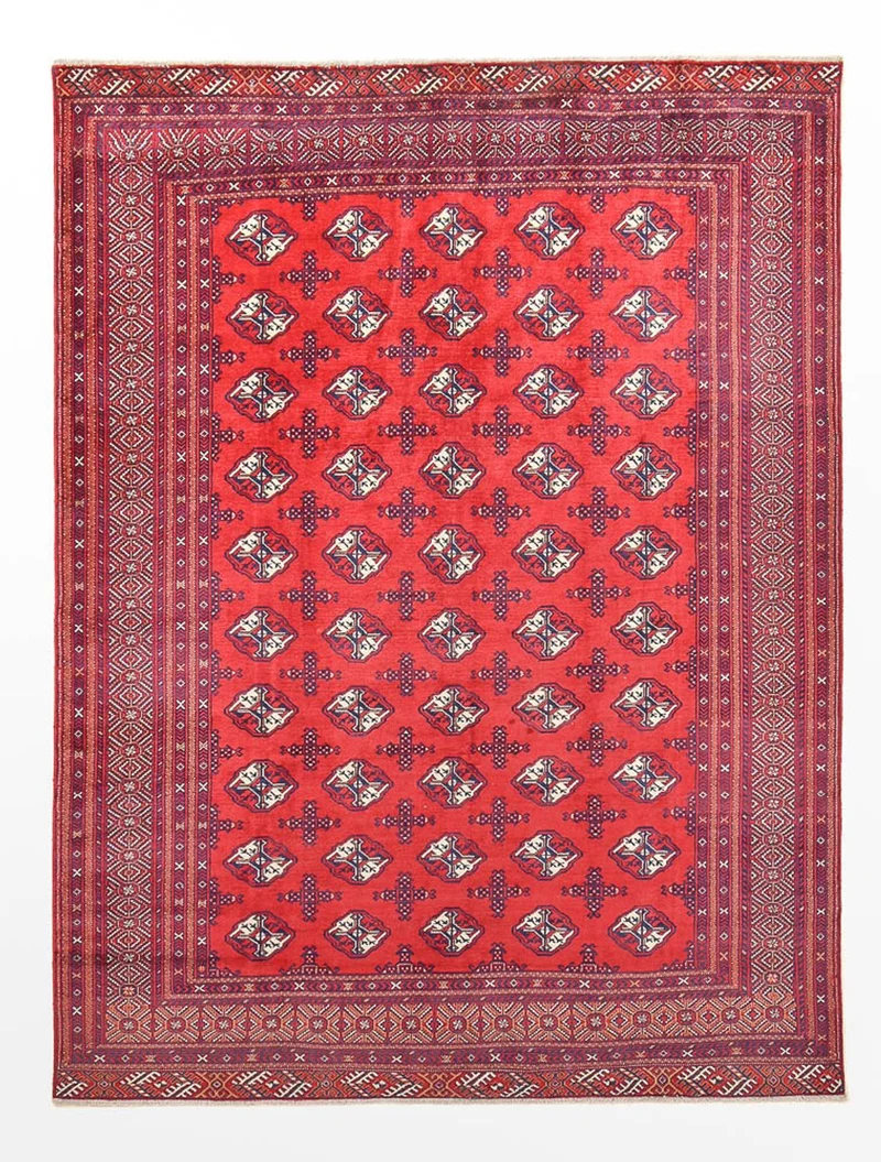 Turkaman Teppich 255x339cm - Orientteppich - rot