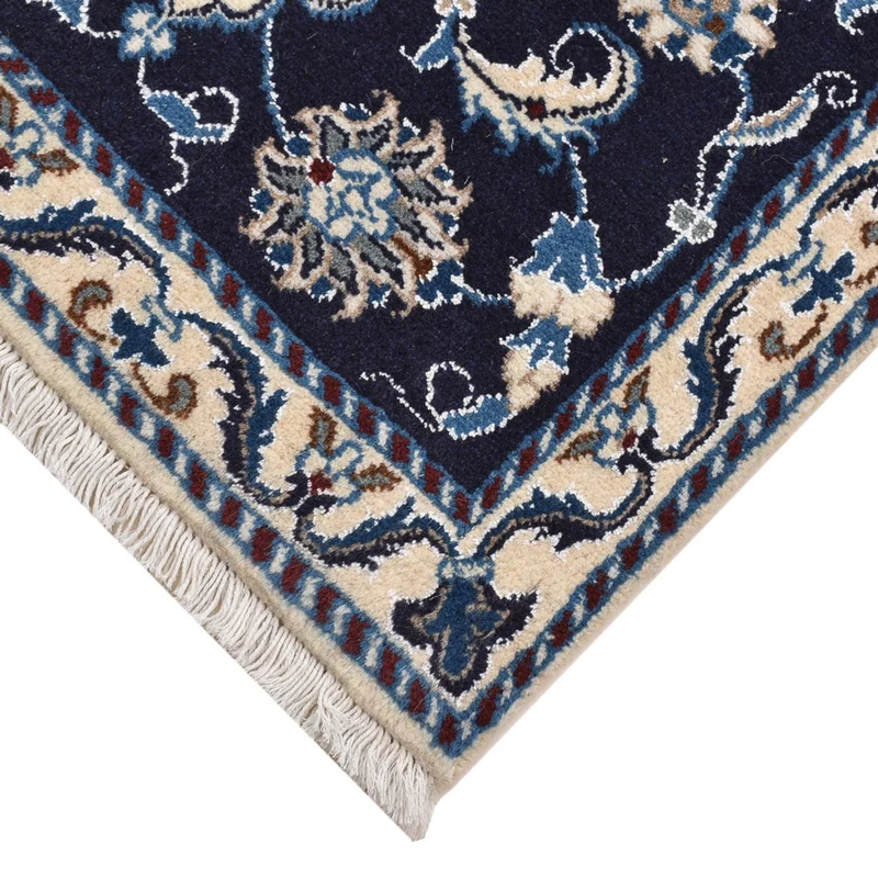 Nain - 12La Teppich 62x90cm - Perserteppich - dunkelblau