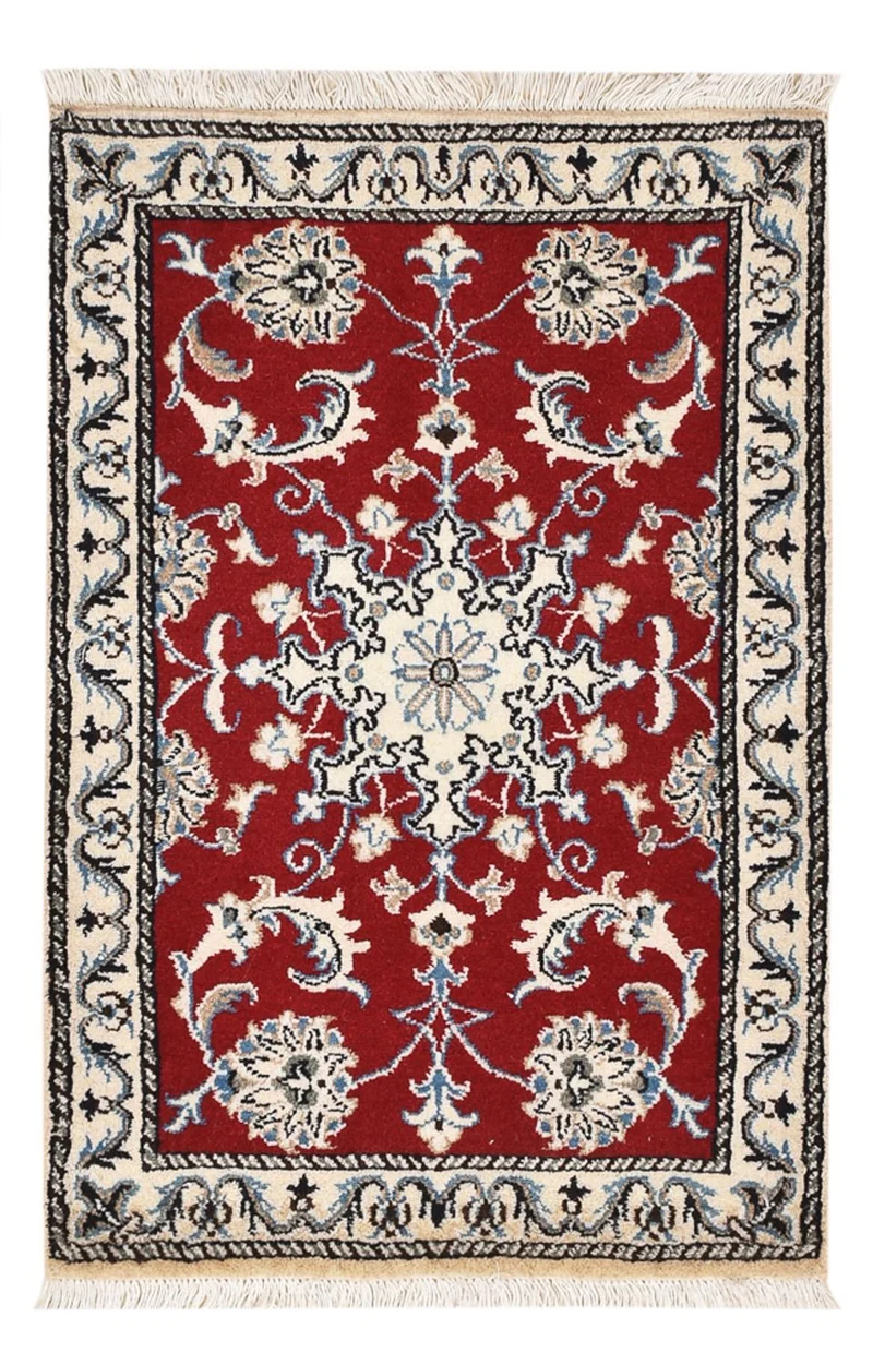 Nain - 12La Teppich 58x89cm - Perserteppich - rot